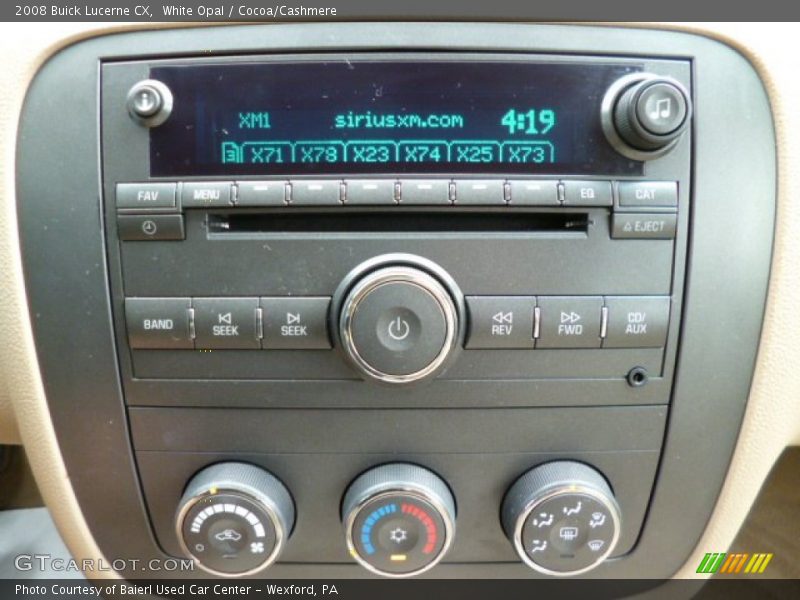White Opal / Cocoa/Cashmere 2008 Buick Lucerne CX