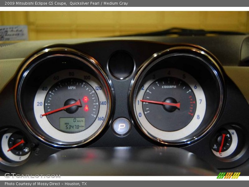 Quicksilver Pearl / Medium Gray 2009 Mitsubishi Eclipse GS Coupe
