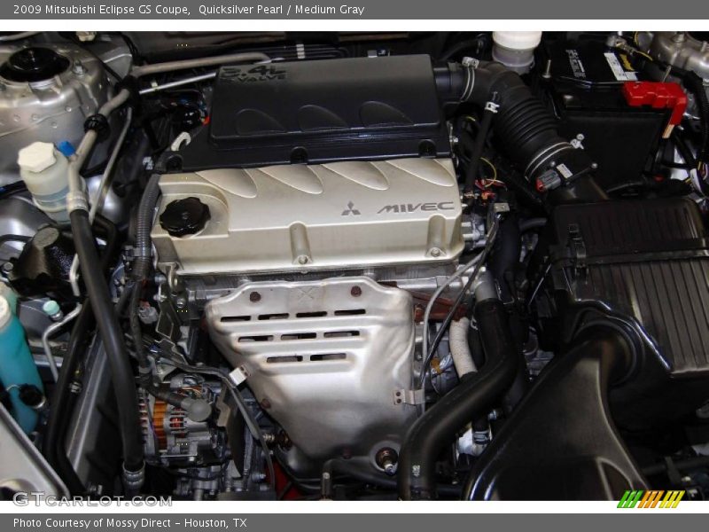 Quicksilver Pearl / Medium Gray 2009 Mitsubishi Eclipse GS Coupe