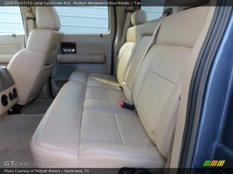 Medium Wedgewood Blue Metallic / Tan 2006 Ford F150 Lariat SuperCrew 4x4