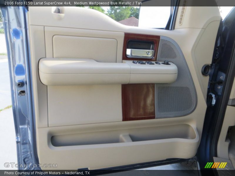 Medium Wedgewood Blue Metallic / Tan 2006 Ford F150 Lariat SuperCrew 4x4