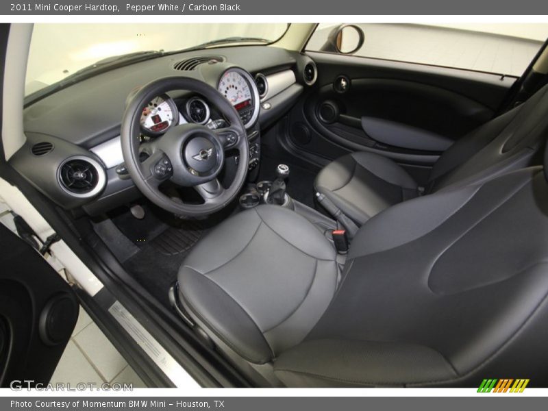Pepper White / Carbon Black 2011 Mini Cooper Hardtop