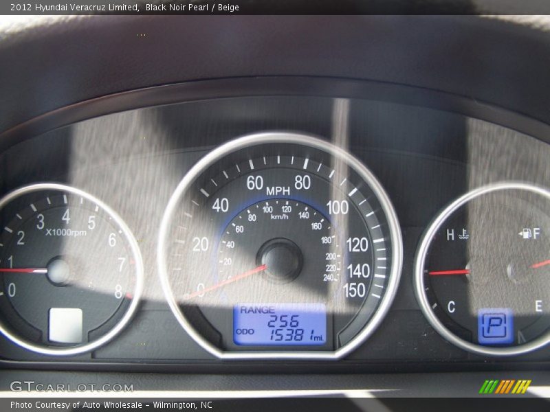 Black Noir Pearl / Beige 2012 Hyundai Veracruz Limited