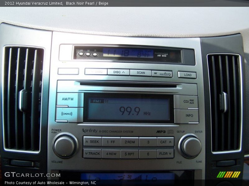 Black Noir Pearl / Beige 2012 Hyundai Veracruz Limited