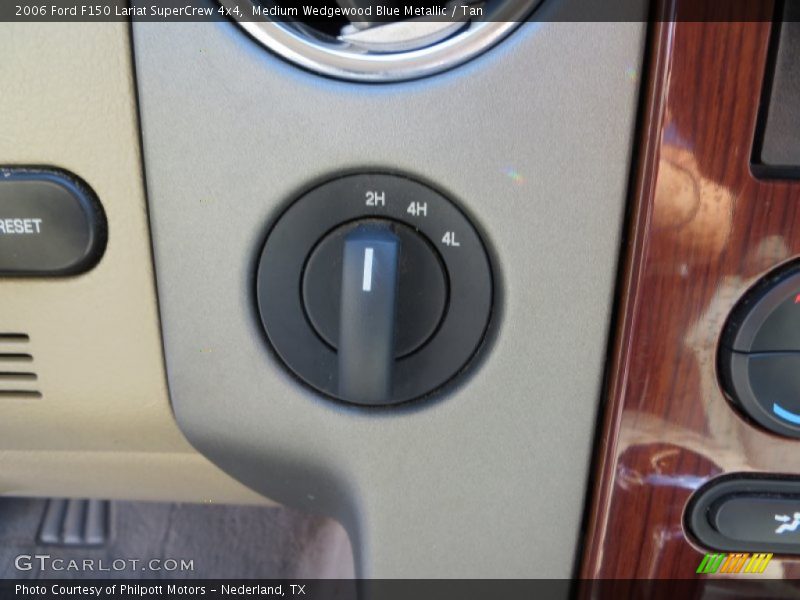 Medium Wedgewood Blue Metallic / Tan 2006 Ford F150 Lariat SuperCrew 4x4
