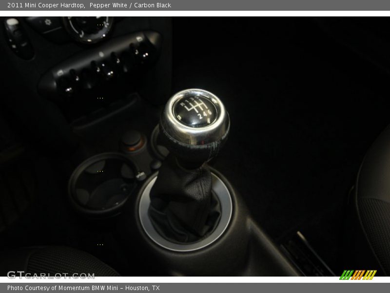 Pepper White / Carbon Black 2011 Mini Cooper Hardtop