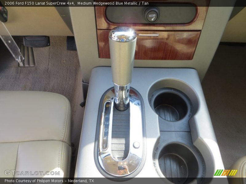 Medium Wedgewood Blue Metallic / Tan 2006 Ford F150 Lariat SuperCrew 4x4