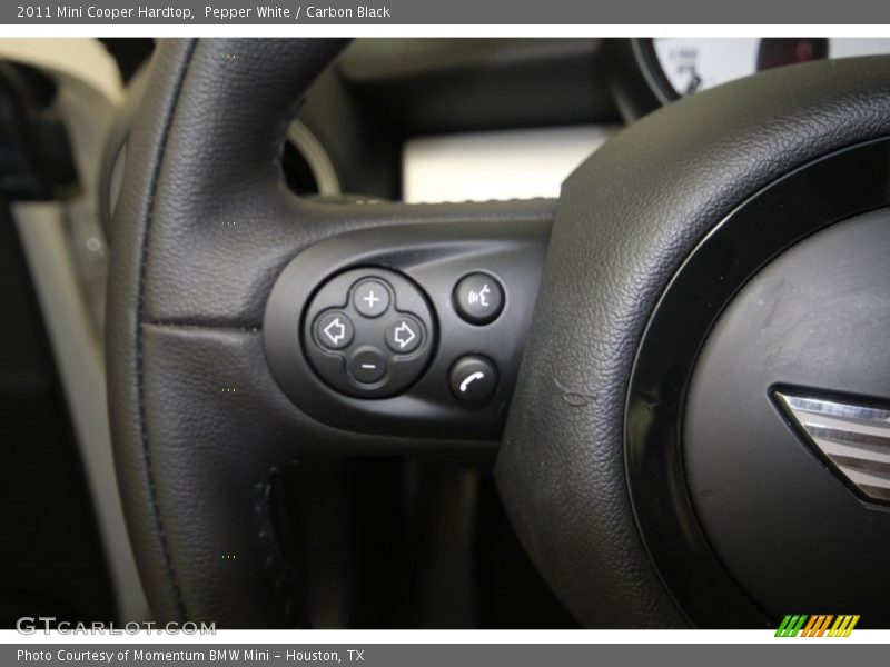 Pepper White / Carbon Black 2011 Mini Cooper Hardtop