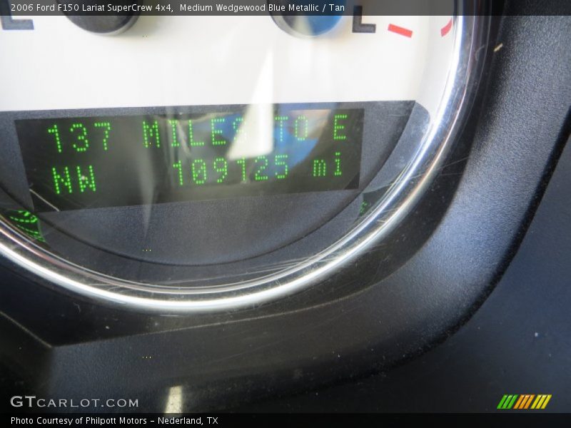 Medium Wedgewood Blue Metallic / Tan 2006 Ford F150 Lariat SuperCrew 4x4