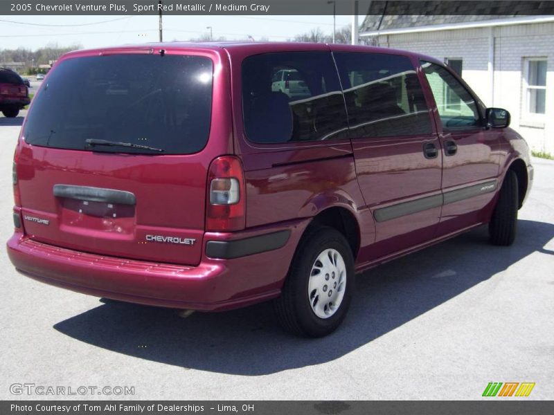 Sport Red Metallic / Medium Gray 2005 Chevrolet Venture Plus