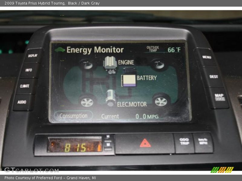 Black / Dark Gray 2009 Toyota Prius Hybrid Touring
