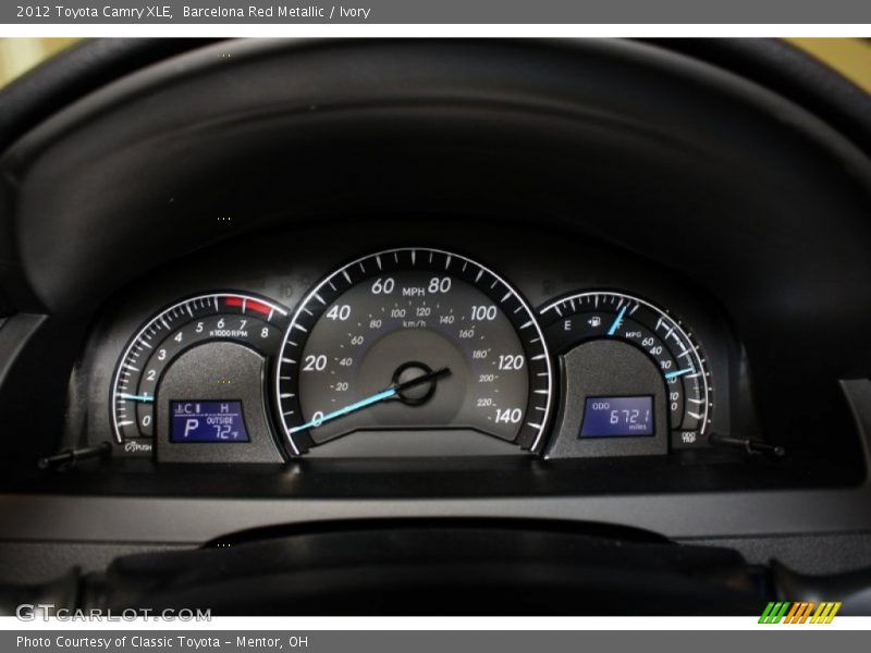 Barcelona Red Metallic / Ivory 2012 Toyota Camry XLE