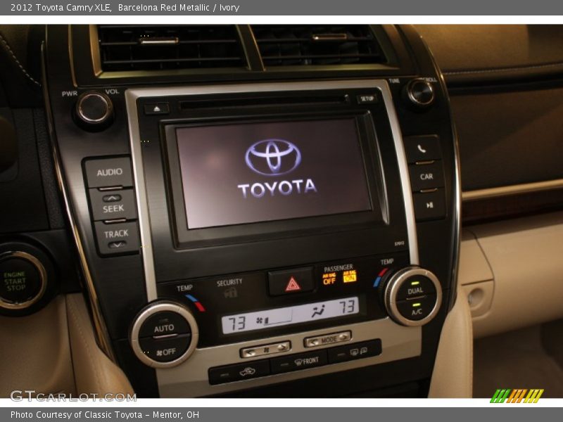 Barcelona Red Metallic / Ivory 2012 Toyota Camry XLE