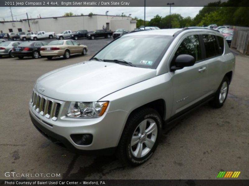 Bright Silver Metallic / Dark Slate Gray 2011 Jeep Compass 2.4 4x4