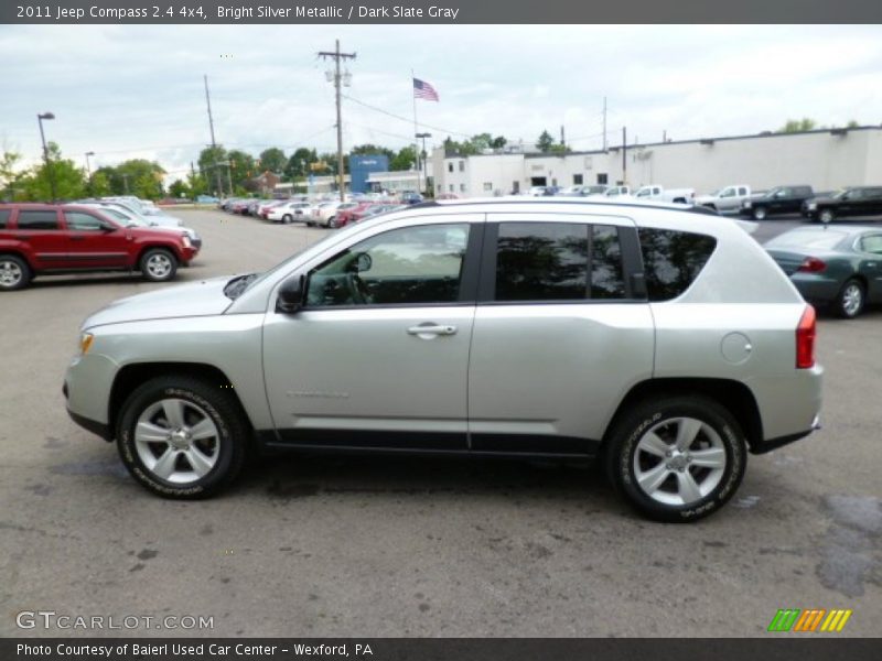 Bright Silver Metallic / Dark Slate Gray 2011 Jeep Compass 2.4 4x4