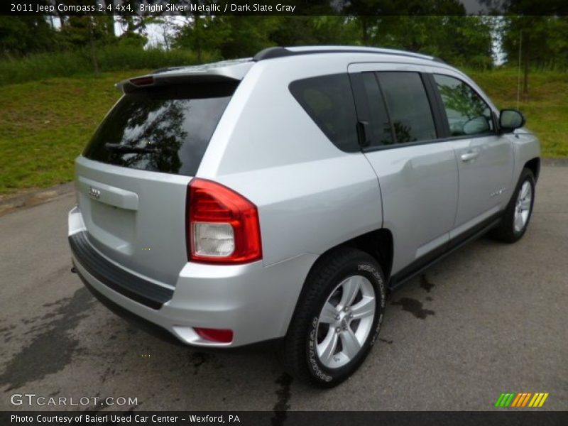 Bright Silver Metallic / Dark Slate Gray 2011 Jeep Compass 2.4 4x4