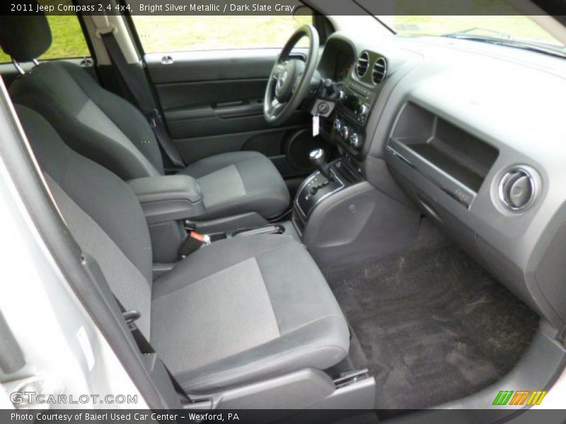 Bright Silver Metallic / Dark Slate Gray 2011 Jeep Compass 2.4 4x4