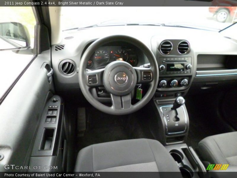 Bright Silver Metallic / Dark Slate Gray 2011 Jeep Compass 2.4 4x4