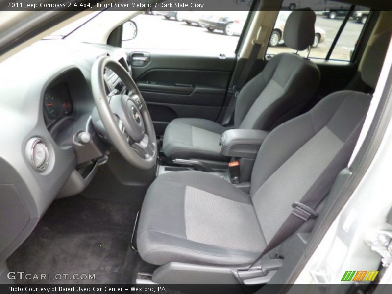 Bright Silver Metallic / Dark Slate Gray 2011 Jeep Compass 2.4 4x4