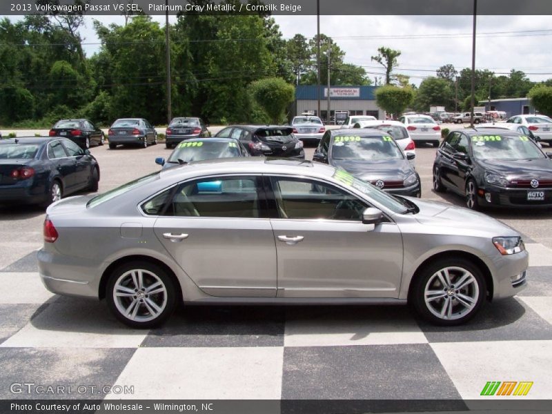 Platinum Gray Metallic / Cornsilk Beige 2013 Volkswagen Passat V6 SEL