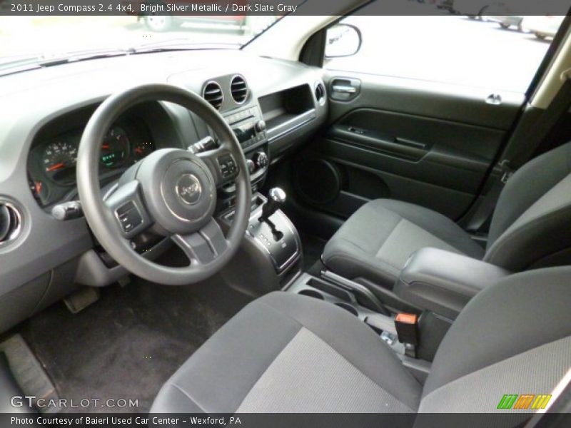 Bright Silver Metallic / Dark Slate Gray 2011 Jeep Compass 2.4 4x4