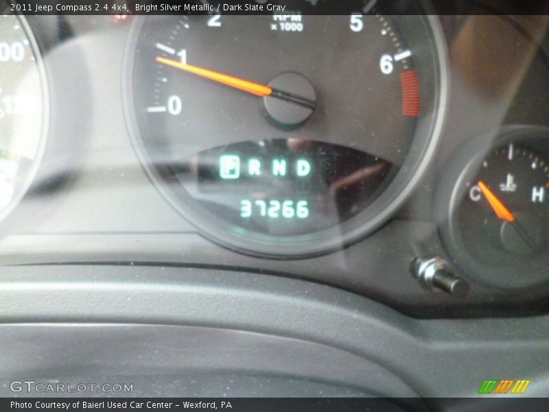 Bright Silver Metallic / Dark Slate Gray 2011 Jeep Compass 2.4 4x4