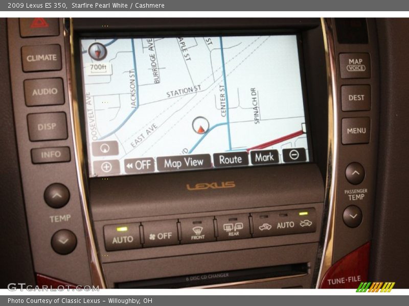 Starfire Pearl White / Cashmere 2009 Lexus ES 350