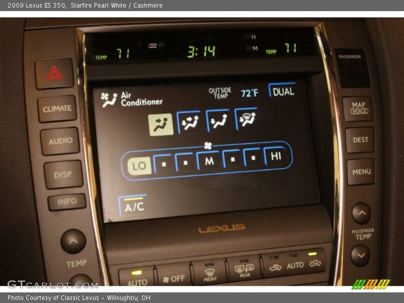 Starfire Pearl White / Cashmere 2009 Lexus ES 350