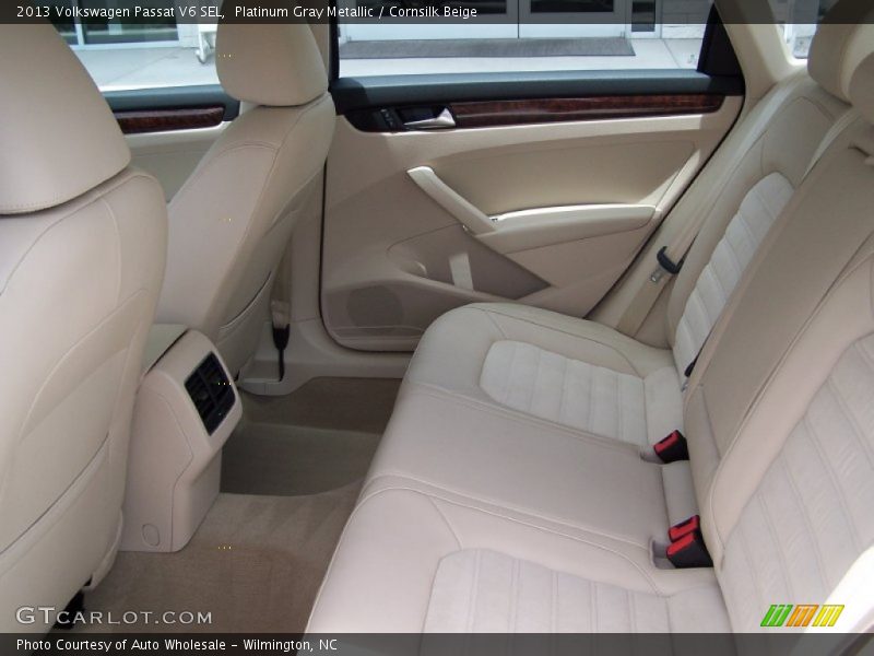 Platinum Gray Metallic / Cornsilk Beige 2013 Volkswagen Passat V6 SEL