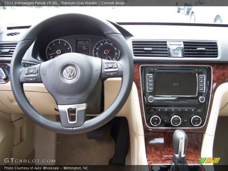 Platinum Gray Metallic / Cornsilk Beige 2013 Volkswagen Passat V6 SEL