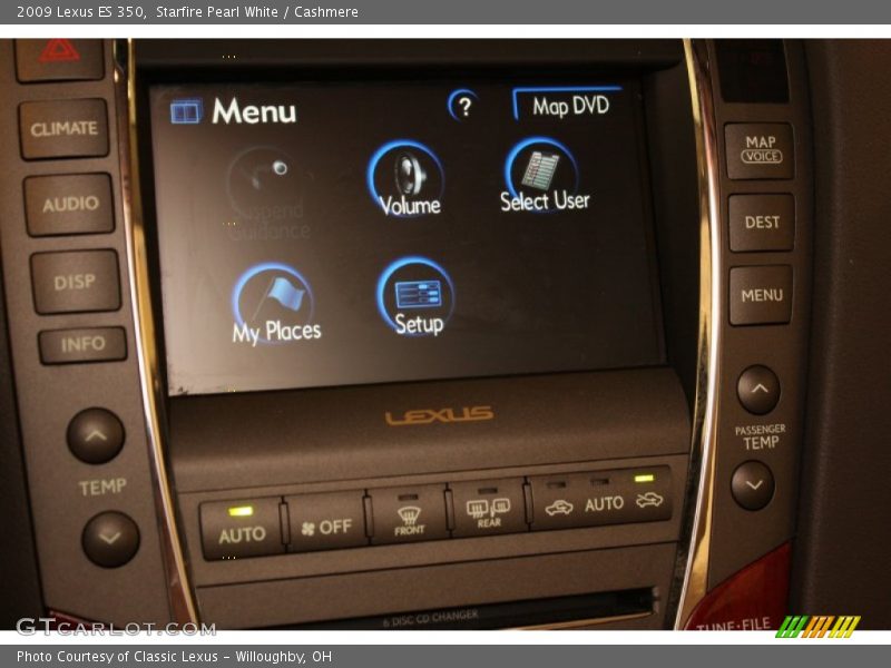 Starfire Pearl White / Cashmere 2009 Lexus ES 350