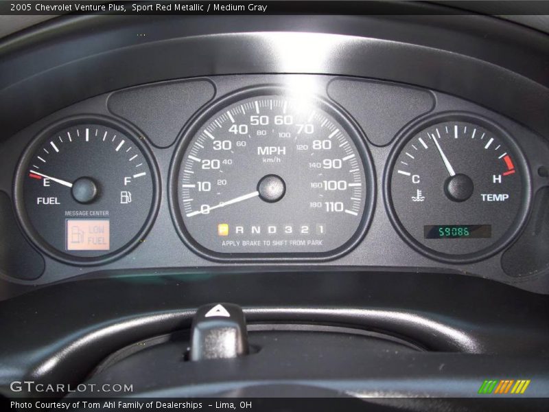 Sport Red Metallic / Medium Gray 2005 Chevrolet Venture Plus