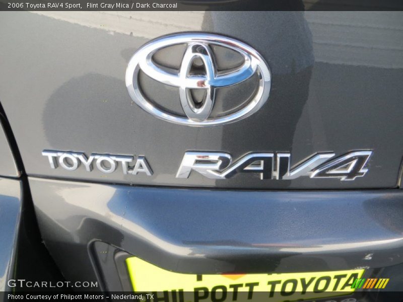 Flint Gray Mica / Dark Charcoal 2006 Toyota RAV4 Sport