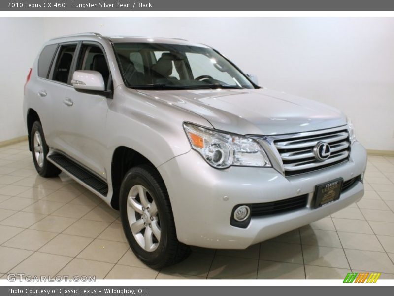Tungsten Silver Pearl / Black 2010 Lexus GX 460