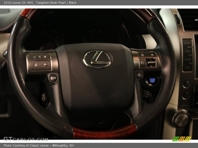 Tungsten Silver Pearl / Black 2010 Lexus GX 460