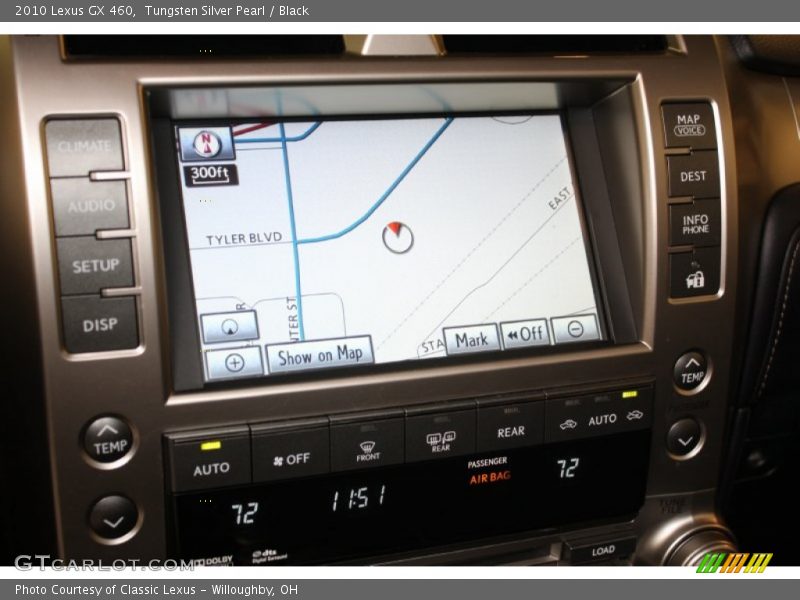 Tungsten Silver Pearl / Black 2010 Lexus GX 460