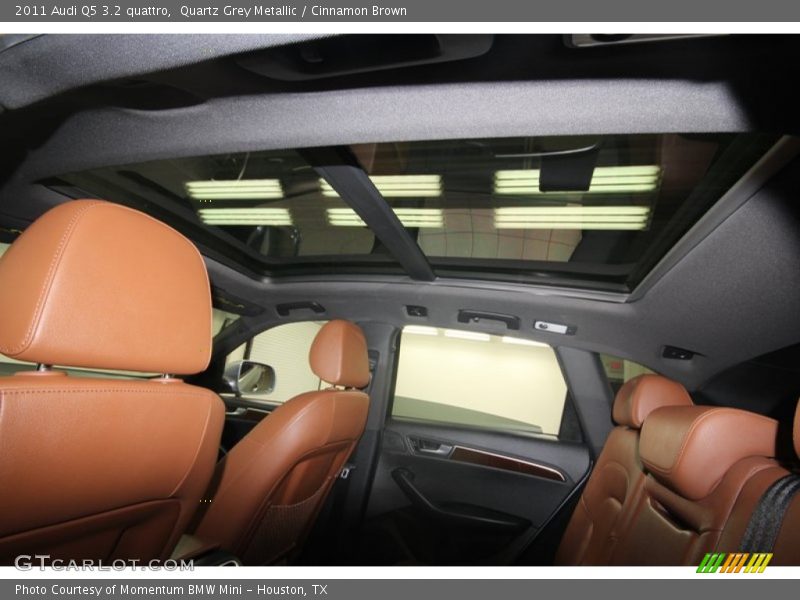 Quartz Grey Metallic / Cinnamon Brown 2011 Audi Q5 3.2 quattro