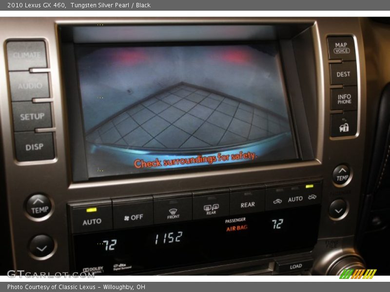Tungsten Silver Pearl / Black 2010 Lexus GX 460