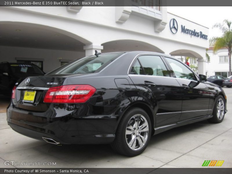 Black / Black 2011 Mercedes-Benz E 350 BlueTEC Sedan