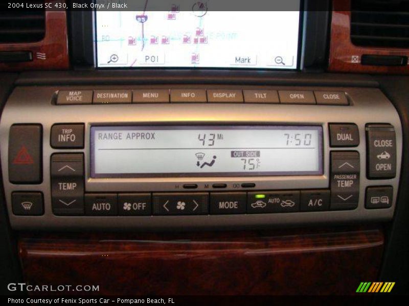 Black Onyx / Black 2004 Lexus SC 430