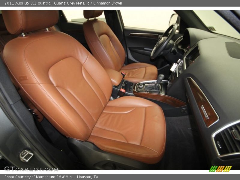 Quartz Grey Metallic / Cinnamon Brown 2011 Audi Q5 3.2 quattro