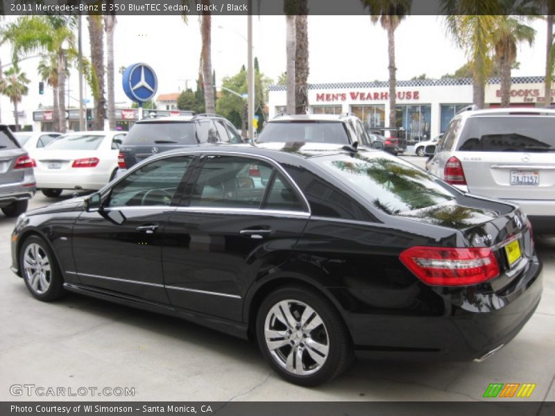 Black / Black 2011 Mercedes-Benz E 350 BlueTEC Sedan