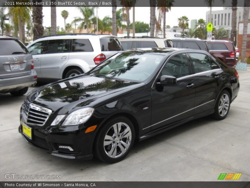 Black / Black 2011 Mercedes-Benz E 350 BlueTEC Sedan