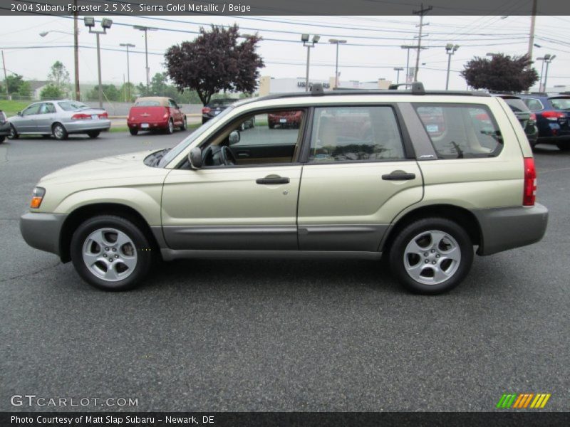 Sierra Gold Metallic / Beige 2004 Subaru Forester 2.5 XS