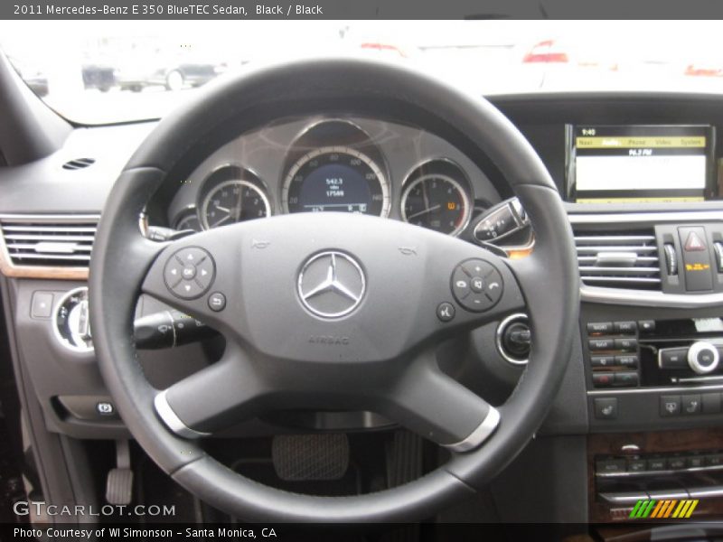 Black / Black 2011 Mercedes-Benz E 350 BlueTEC Sedan