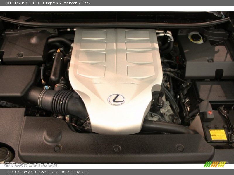 Tungsten Silver Pearl / Black 2010 Lexus GX 460