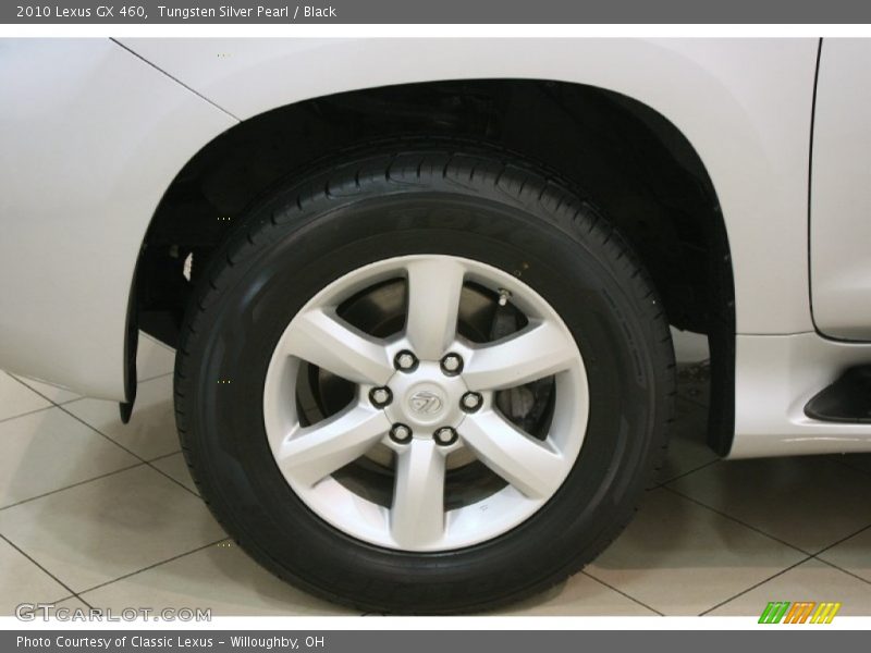 Tungsten Silver Pearl / Black 2010 Lexus GX 460