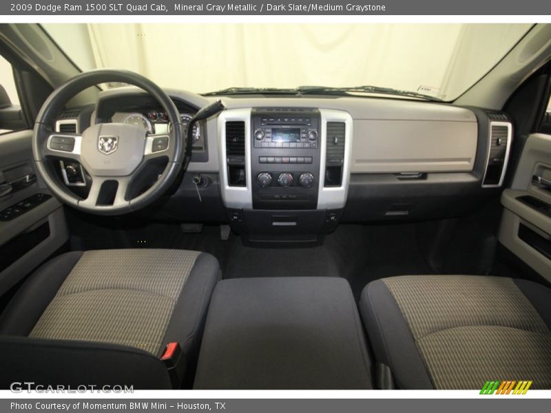 Mineral Gray Metallic / Dark Slate/Medium Graystone 2009 Dodge Ram 1500 SLT Quad Cab