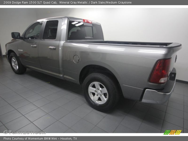Mineral Gray Metallic / Dark Slate/Medium Graystone 2009 Dodge Ram 1500 SLT Quad Cab
