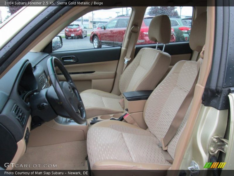 Sierra Gold Metallic / Beige 2004 Subaru Forester 2.5 XS